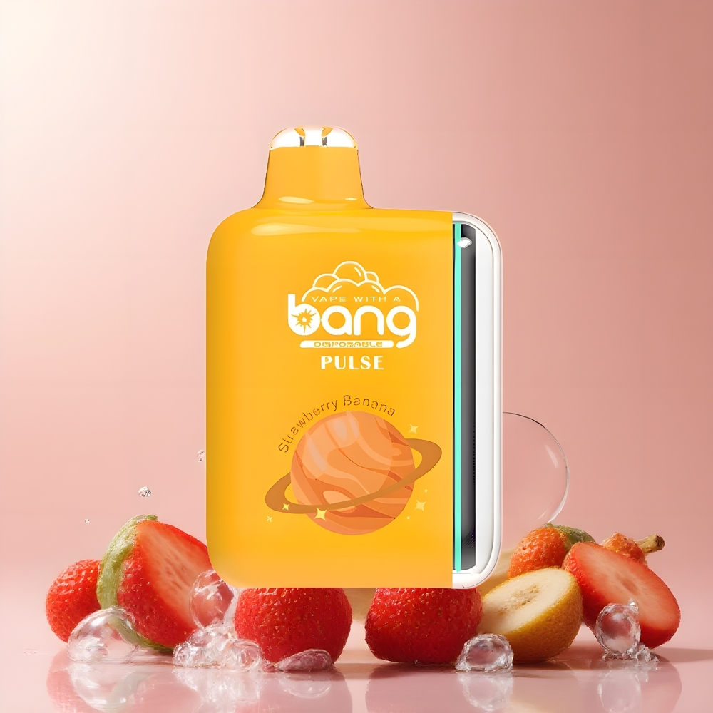 Partihandel Sverige Bang Pulse 18000 Puffs Jordgubb Banan 650mAh Type-C 26ml Mesh 1.0 ohm