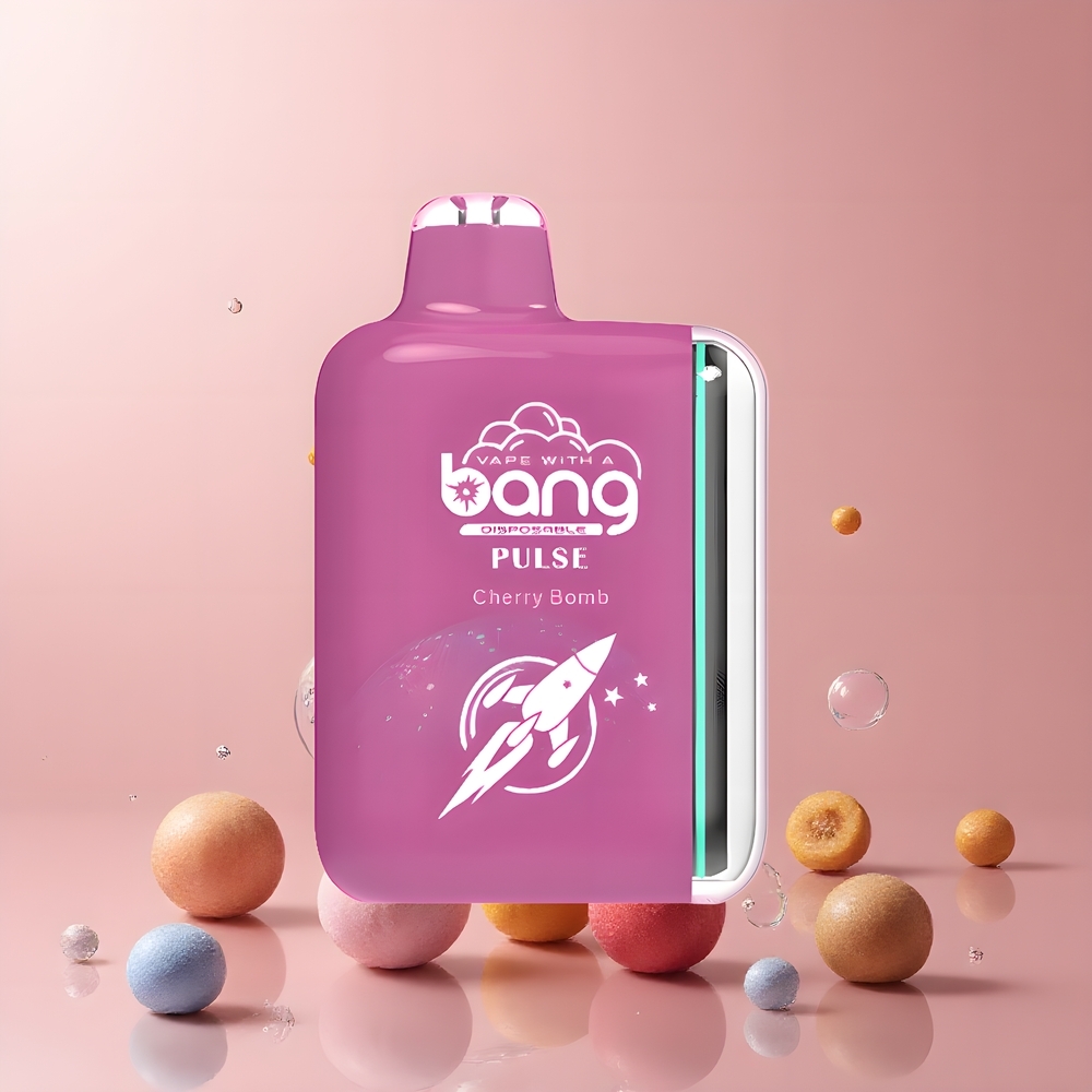Partihandel Sverige Bang Pulse 18000 Puffs Typ-C 650mAh 5% Körsbärsbomb