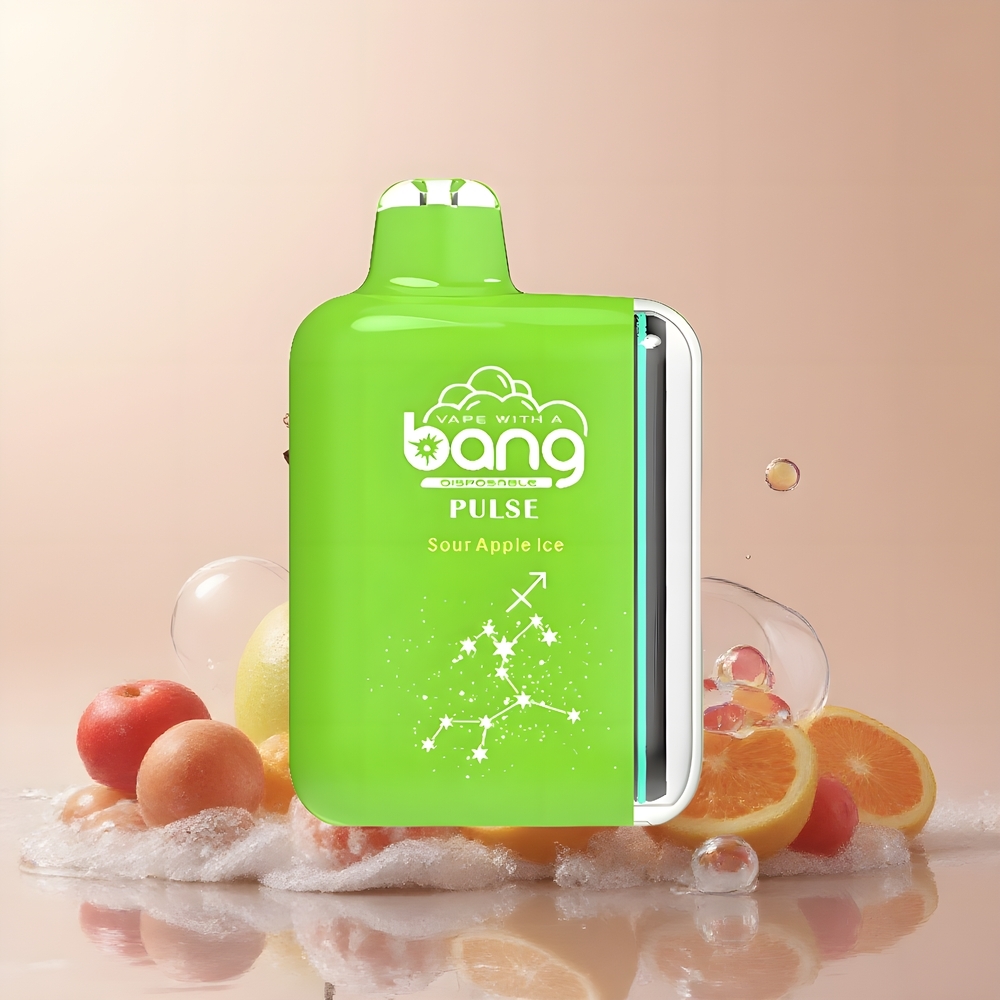 Partihandel Sverige Bang Pulse 18000 Puffs Typ-C 650mAh 5% Nikotin Sür Äpple Is Vape