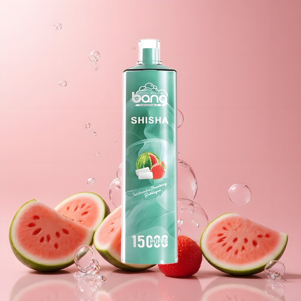 Partihandel Sverige Bang Shisha 15000 Puffs 23ml Typ-C Laddning Vattenmelon Jordgubba Tuggummi