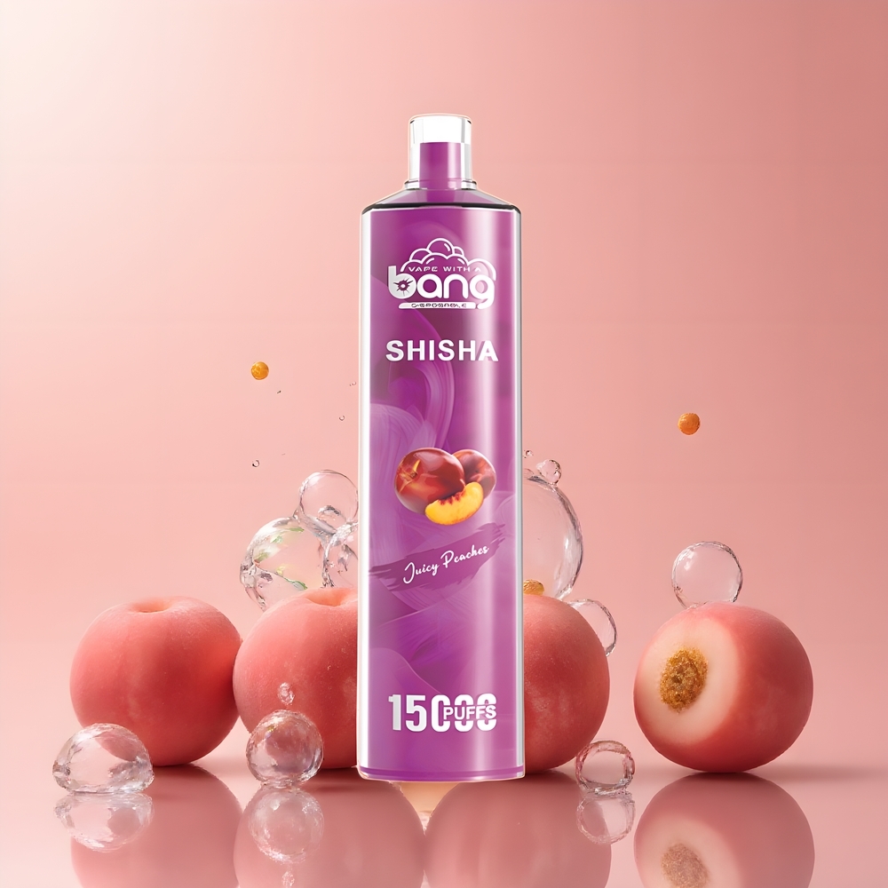 Partihandel Sverige Bang Shisha 15000 Puffs Juicy Peaches 23ml DTL