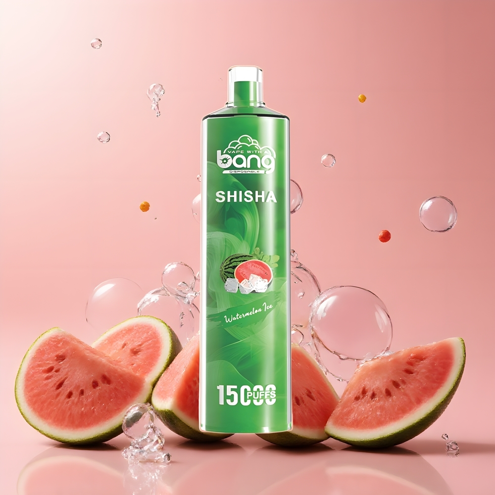 Partihandel Sverige Bang Shisha 15000 Puffs Vattenmelon Is 23ml Typ-C 600mAh