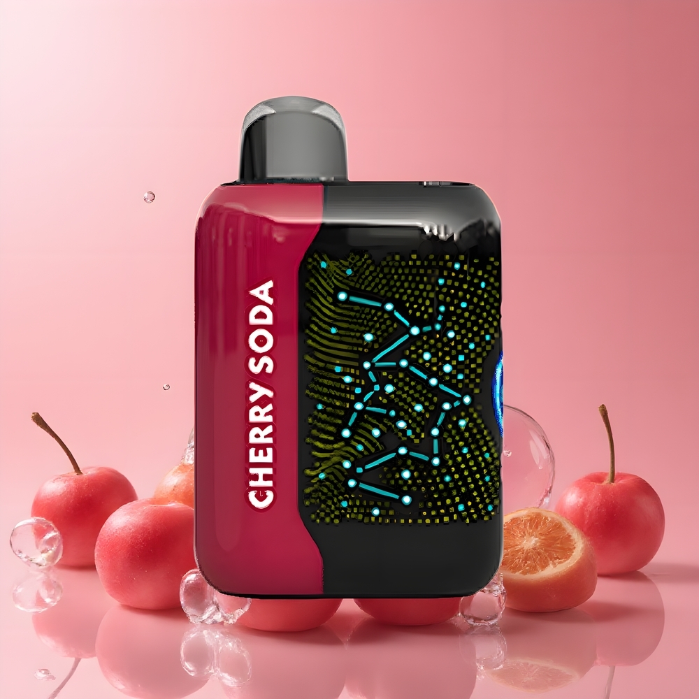 Partihandel Sverige Bang Starry 25000 Puffs 28ml 800mAh Typ-C Körsbärssoda