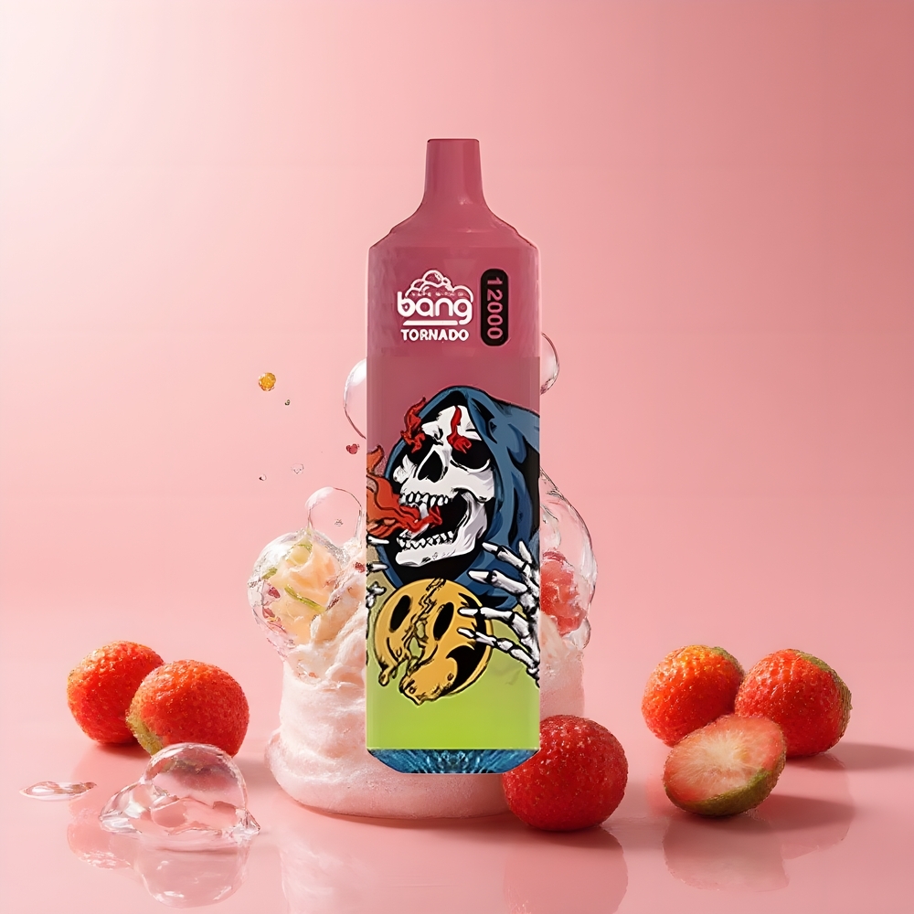 Partihandel Sverige Bang Tornado 12000 Puffs 23ml Jordgubb Glass 650 mAh