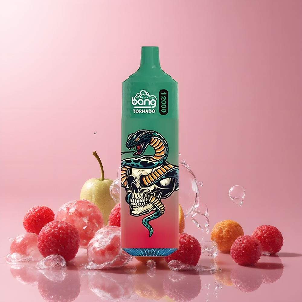 Partihandel Sverige Bang Tornado 12000 Puffs Förfriskande Äpple Hallon 23ml 650mAh