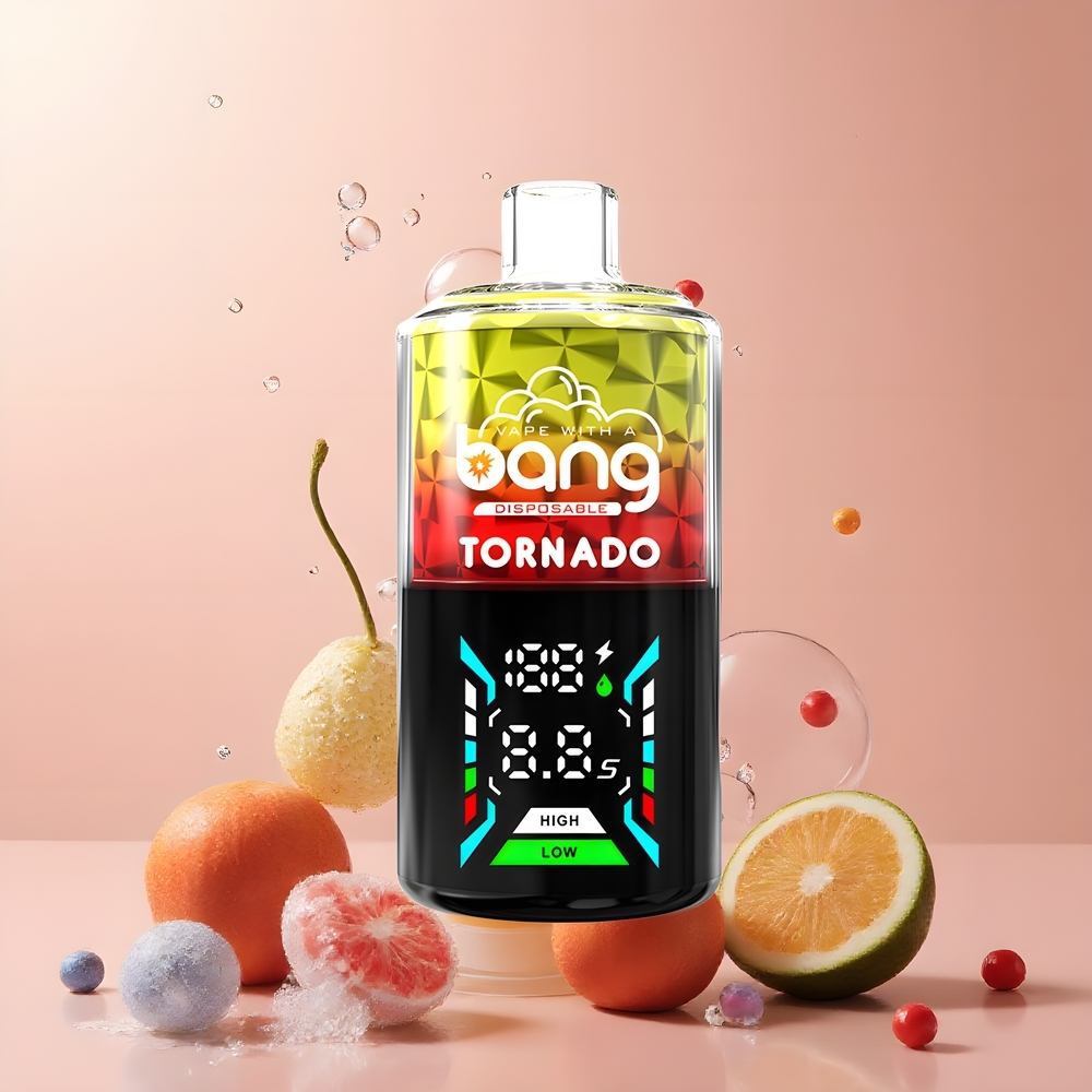 Partihandel Sverige Bang Tornado 40000 Puffs 40ml 850mAh Nikotinfri Vape Energidryck