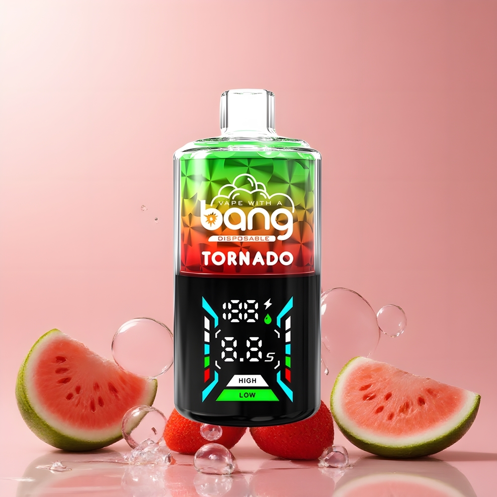 Partihandel Sverige Bang Tornado 40000 Puffs Nikotinfri Jordgubb Vattenmelon 40ml
