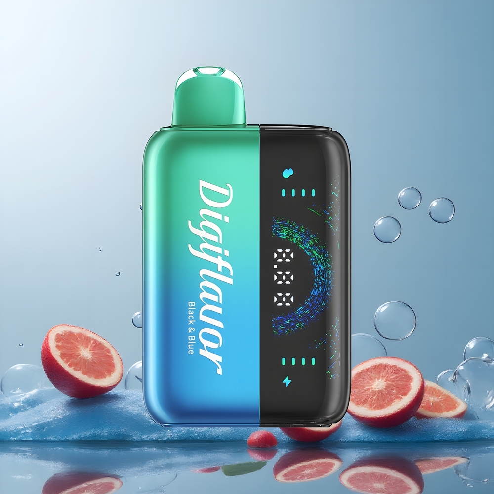 Partihandel Sverige Digiflavor BRK 20000 Puffs Blå Svart 12ml 5% 200mAh 2-läges