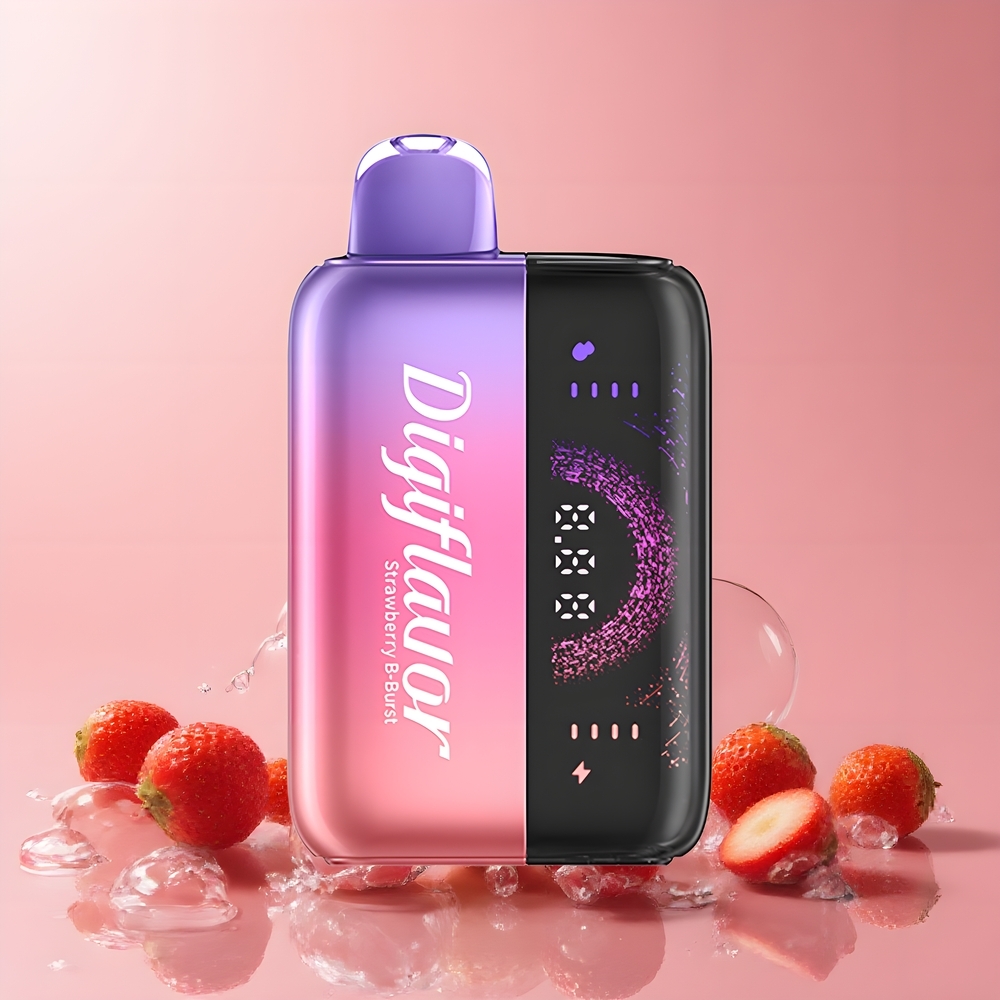 Partihandel Sverige Digiflavor BRK 20000 Puffs Jordgubb B Smäll 5% 12ml 200mAh BRK 2 Lägen