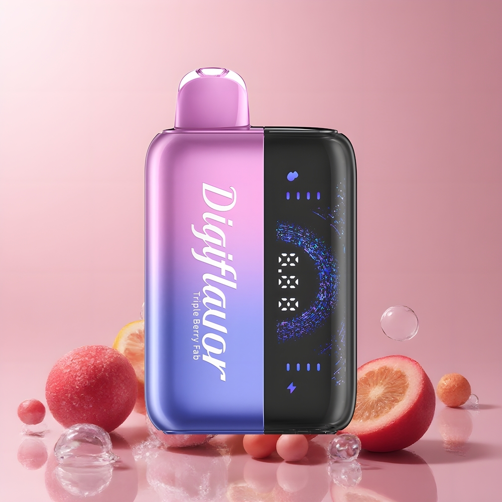 Partihandel Sverige Digiflavor BRK 20000 Puffs Trebär 5% 12ml 200mAh Dubbelpuff