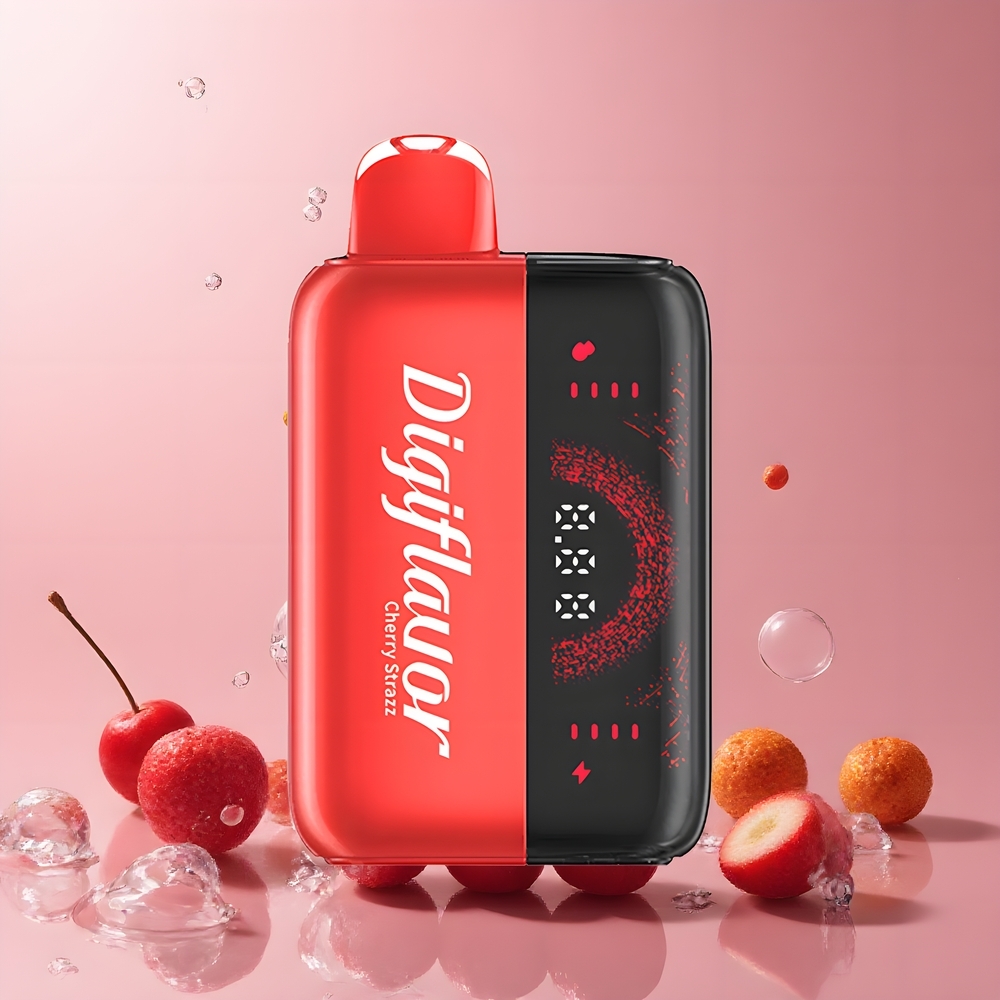 Partihandel Sverige Digiflavor BRK 20000 Puffs Tvåläges Cherry Strazz