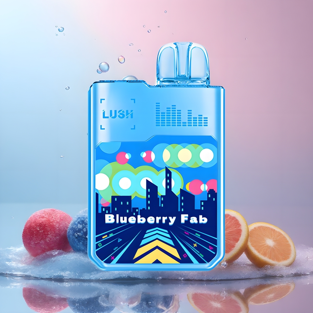 Partihandel Sverige Digiflavor Geekbar LUSH 20000 Puffs Dual-Mesh Blå Hallon Is Vape