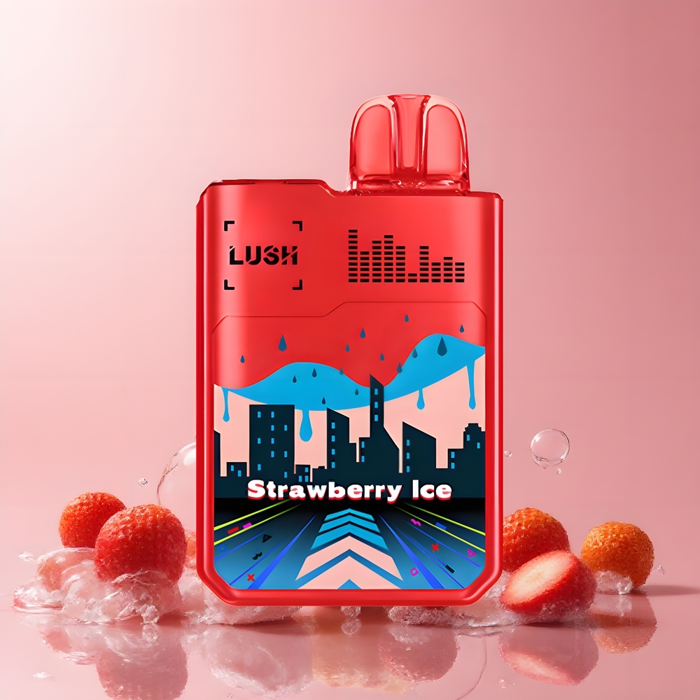 Partihandel Sverige Digiflavor Geekbar LUSH 20000 Puffs Dual-Mesh Jordgubb Is USB-C
