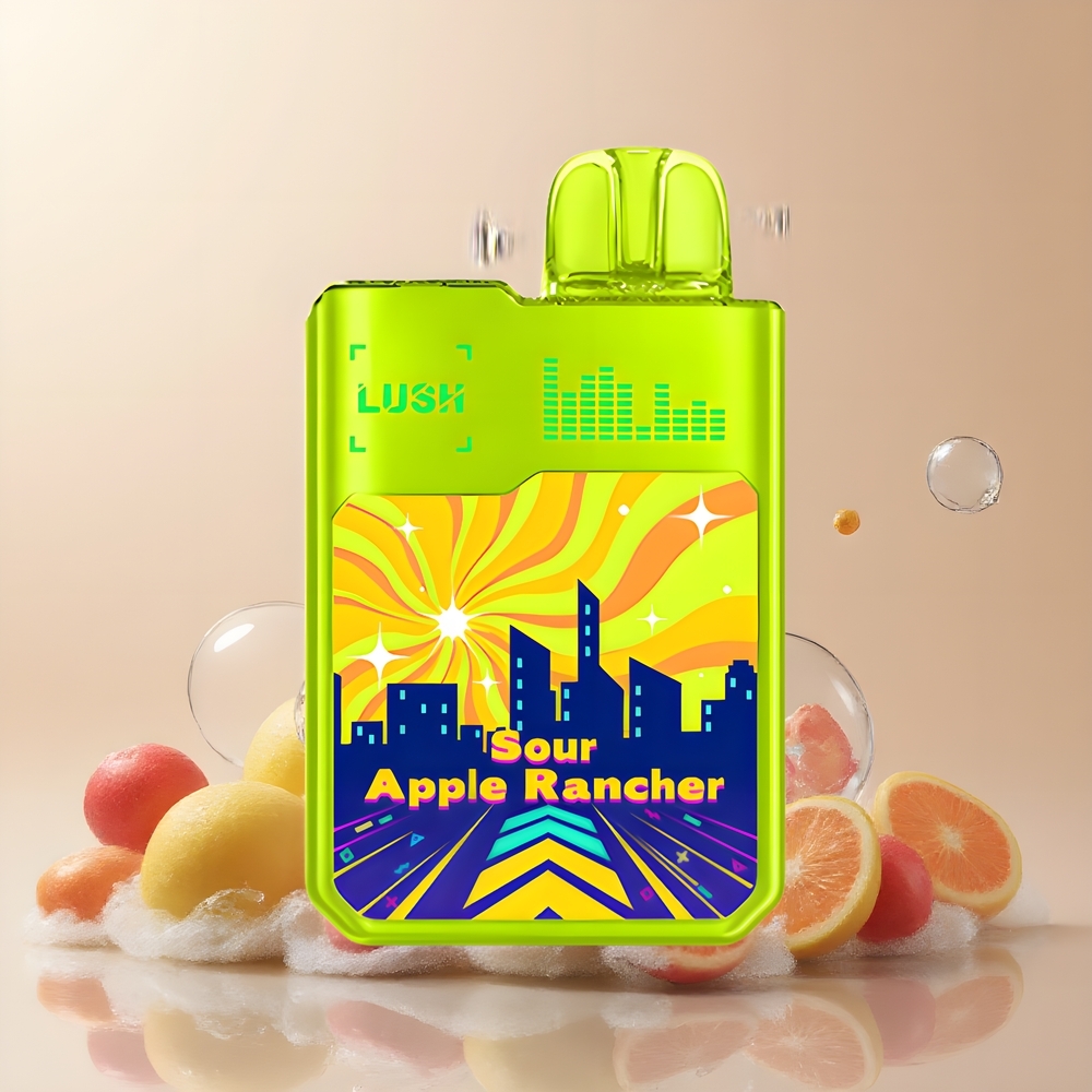 Partihandel Sverige Digiflavor Geekbar LUSH 20000 Puffs Dual-Mesh Suräpple Rancher