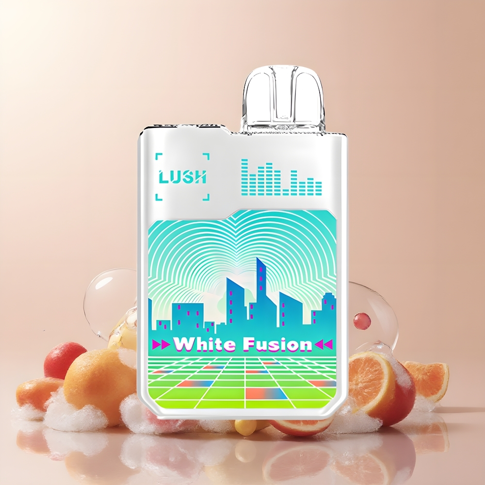 Partihandel Sverige Digiflavor Geekbar LUSH 20000 Vit Fusion Dual-Mesh USB-C