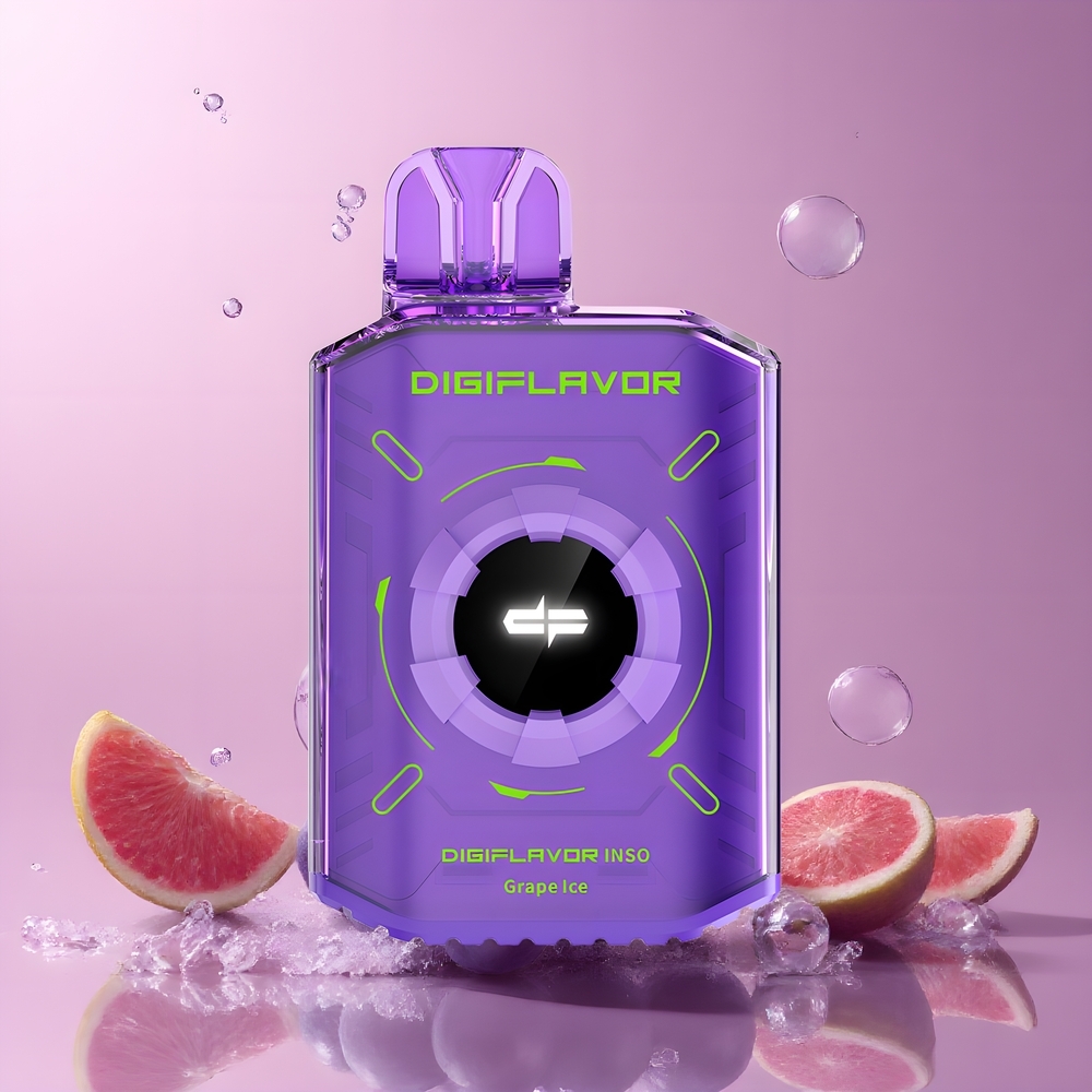 Partihandel Sverige Digiflavor INSO 700 Puffar 2% Nikotin Dual-Mesh Vindruvor Is