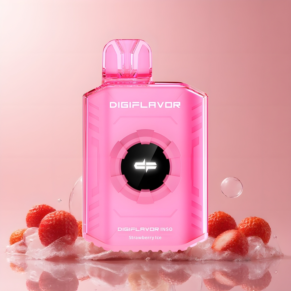 Partihandel Sverige Digiflavor INSO 700 Puffar Dual-Mesh Jordgubb Is 2%