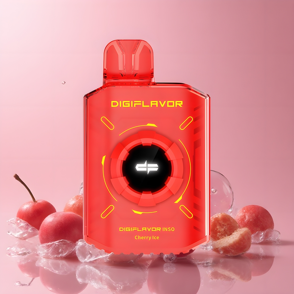 Partihandel Sverige Digiflavor INSO 700 Puffar Dual-Mesh Körsbär Is