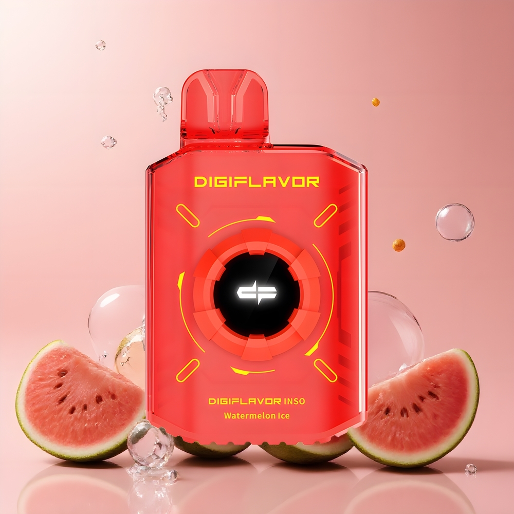 Partihandel Sverige Digiflavor INSO 700 Puffs Vattenmelon Is Dual-Mesh 2%