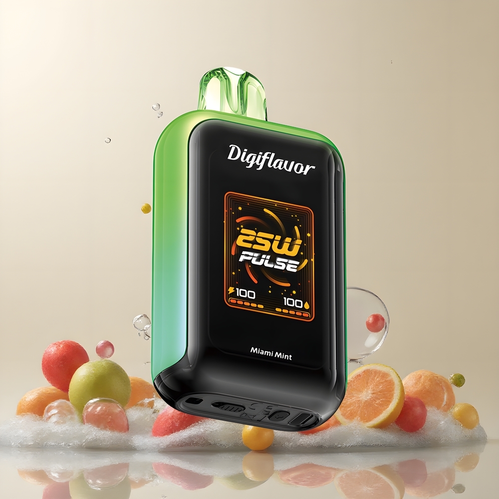 Partihandel Sverige Digiflavor SKY 25000 Puffs Vape Miami Mynta Dual Mesh Coil