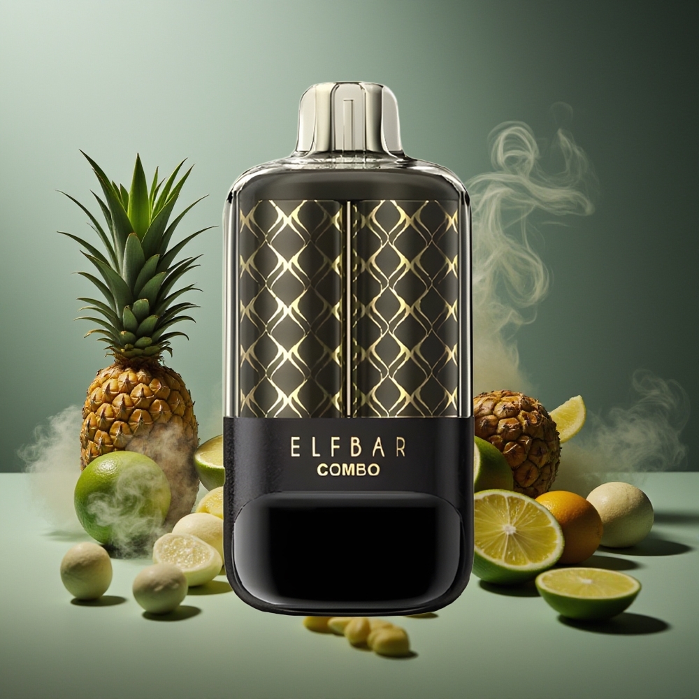 Partihandel Sverige ELF BAR COMBO 25000 Puffs Engångs Vape Lime & Ananas 700mAh Type-C