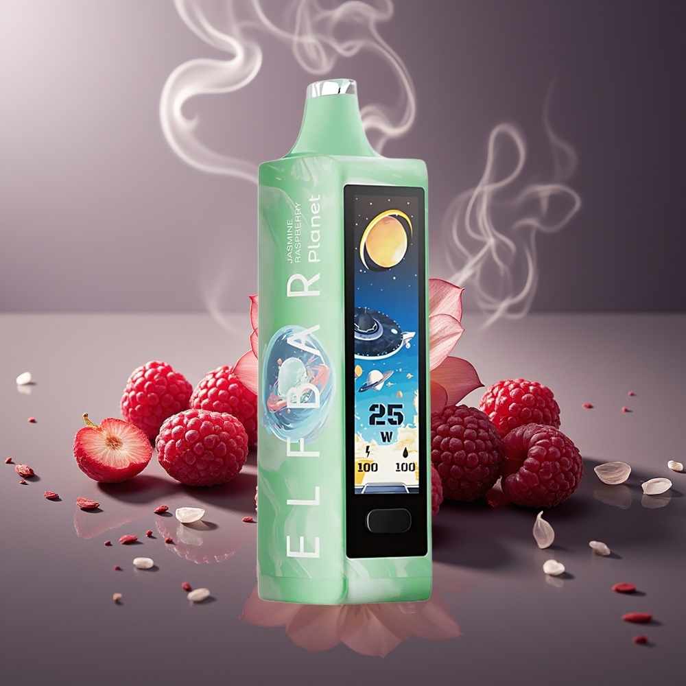 Partihandel Sverige Elf Bar Planet 25000 Puffs 18ml 800mAh Mesh Jasmin Hallon