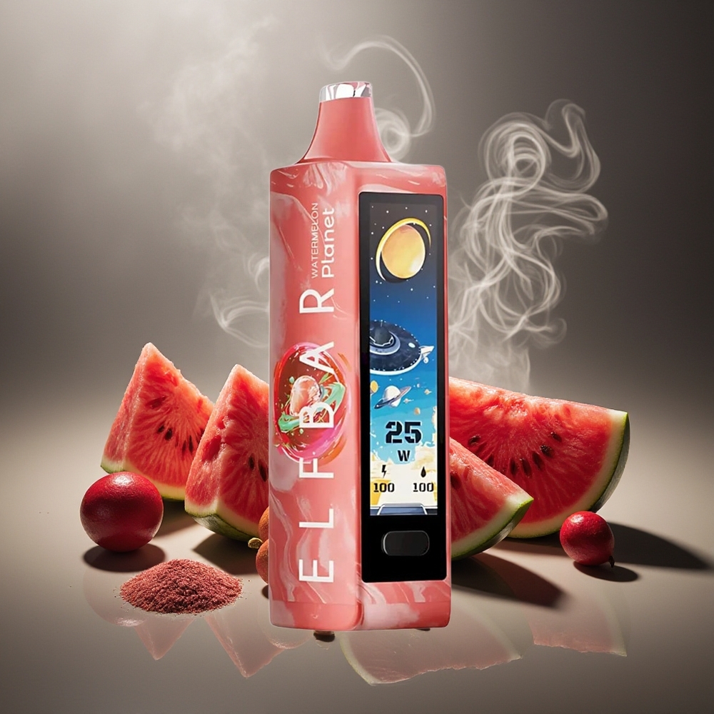 Partihandel Sverige Elf Bar Planet 25000 Puffs Disposable Vattenmelon 18ml Mesh