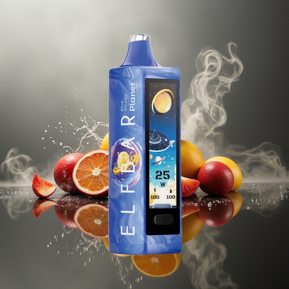 Partihandel Sverige Elf Bar Planet 25000 Puffs Återuppladdningsbar 800mAh Baja Splash