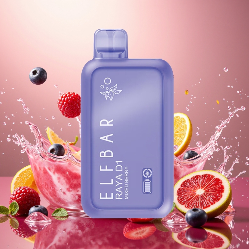 Partihandel Sverige Elf Bar Raya D1 13000 Puffs Engångs Vape Blandade Bär 18ml 650mAh
