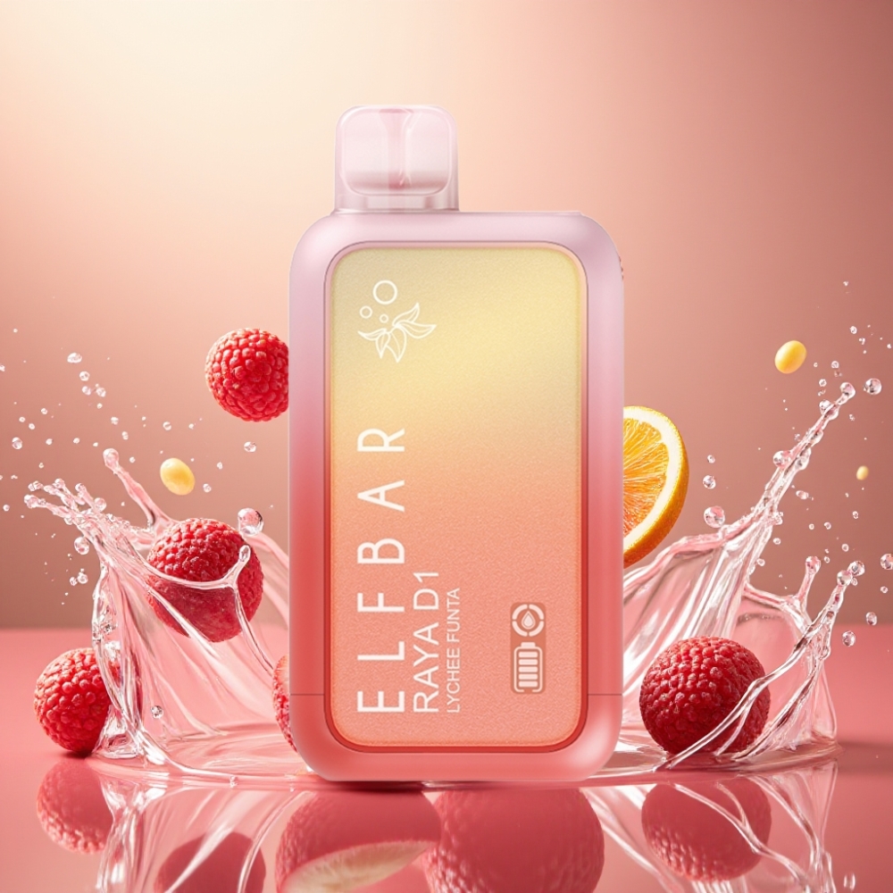 Partihandel Sverige Elf Bar Raya D1 13000 Puffs Engångs Vape Litchi Funta 18ml 650mAh
