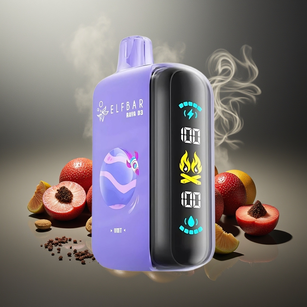 Partihandel Sverige ELF BAR RAYA D3 25000 Puffs 23ml 5% 850mAh Typ-C Skärm
