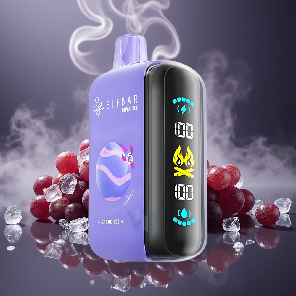 Partihandel Sverige ELF BAR RAYA D3 25000 Puffs 23ml 850mAh Type-C Vindruvis