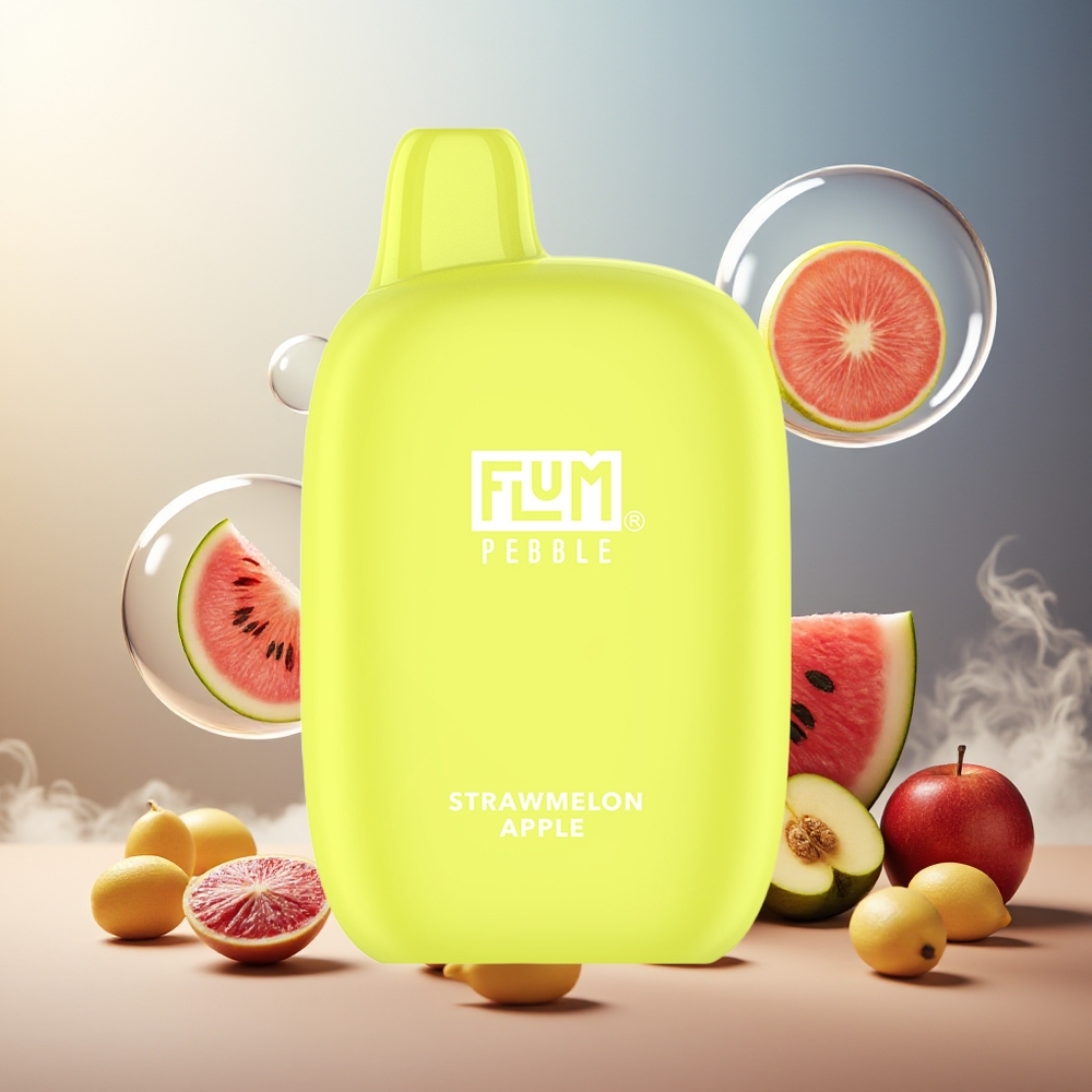 Partihandel Sverige FLUM Pebble 10ml 6000 Puffs Jordgubbäpple
