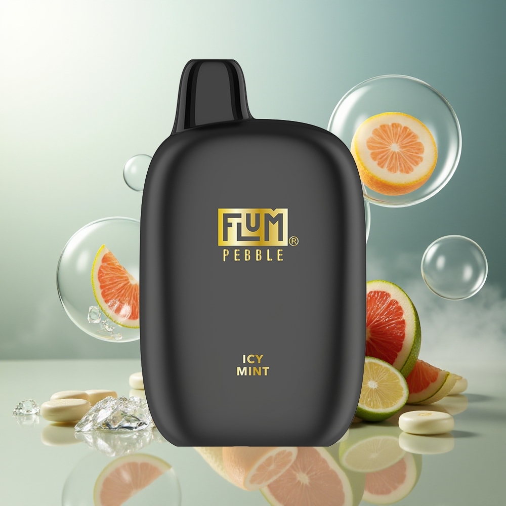 Partihandel Sverige FLUM Pebble 6000 E-liquid 10ml 5% Nikotin Isig Mynta