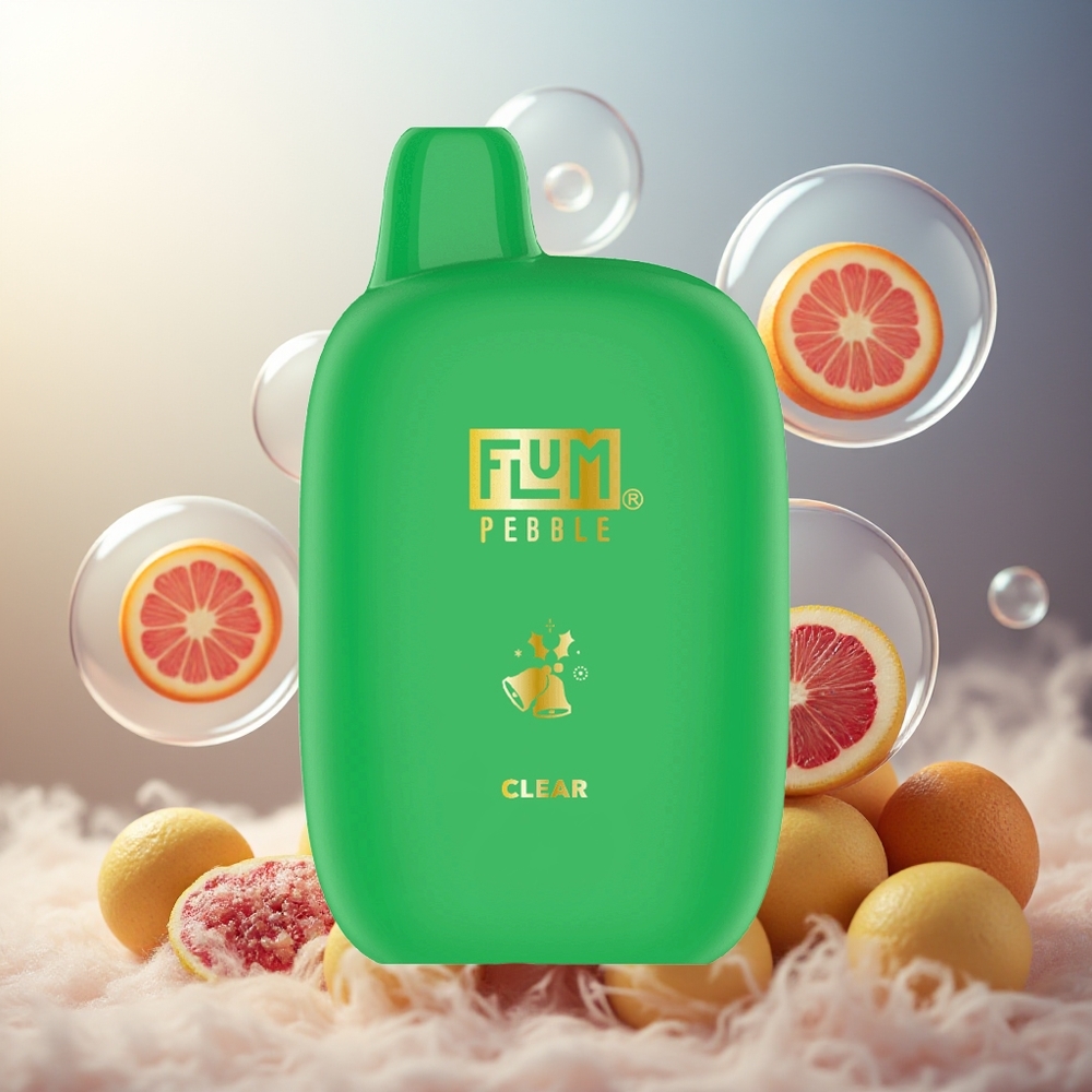Partihandel Sverige FLUM Pebble 6000 Puffs Engångs E-cigaretten 10ml 5% Typ-C