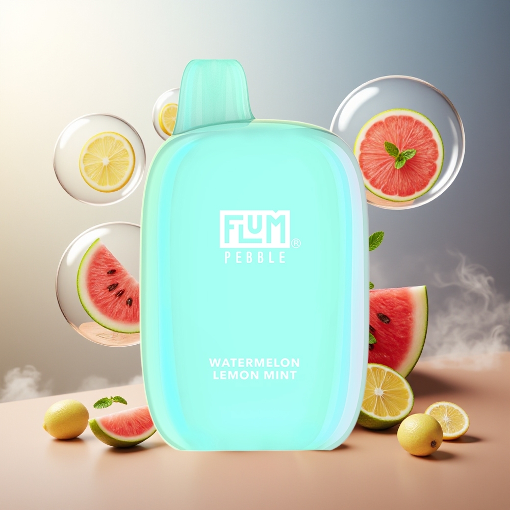 Partihandel Sverige FLUM Pebble 6000 Vattenmelon Citron Mynta 10ml 5% 500mAh Mesh Type-C