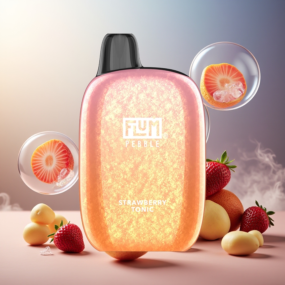 Partihandel Sverige FLUM Pebble 6000 puff 10ml 5% Jordgubbstonikum