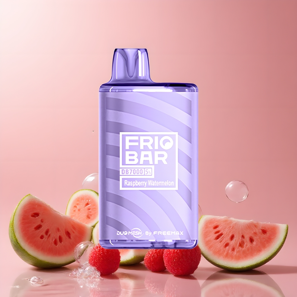 Partihandel Sverige FRIOBAR DB7000 Engångs 2 mun 7000 puffar Hallon Vattenmelon 16mL 50mg/mL