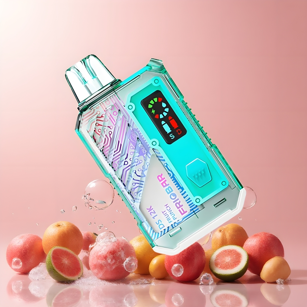 Partihandel Sverige FRIOBAR DS 12K Engångs Vape Frukt Punch 12K USB-C Luftflöde