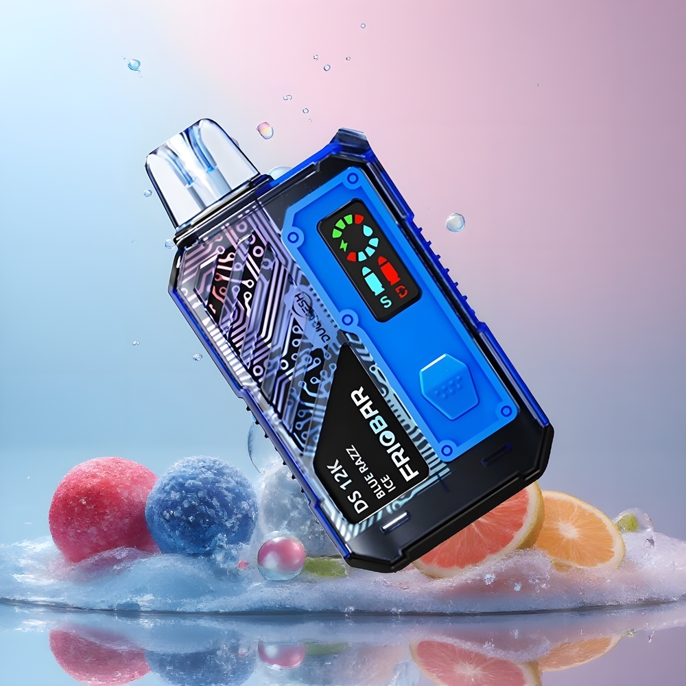 Partihandel Sverige FRIOBAR DS 12K Vape Blå Hallon Is 12K
