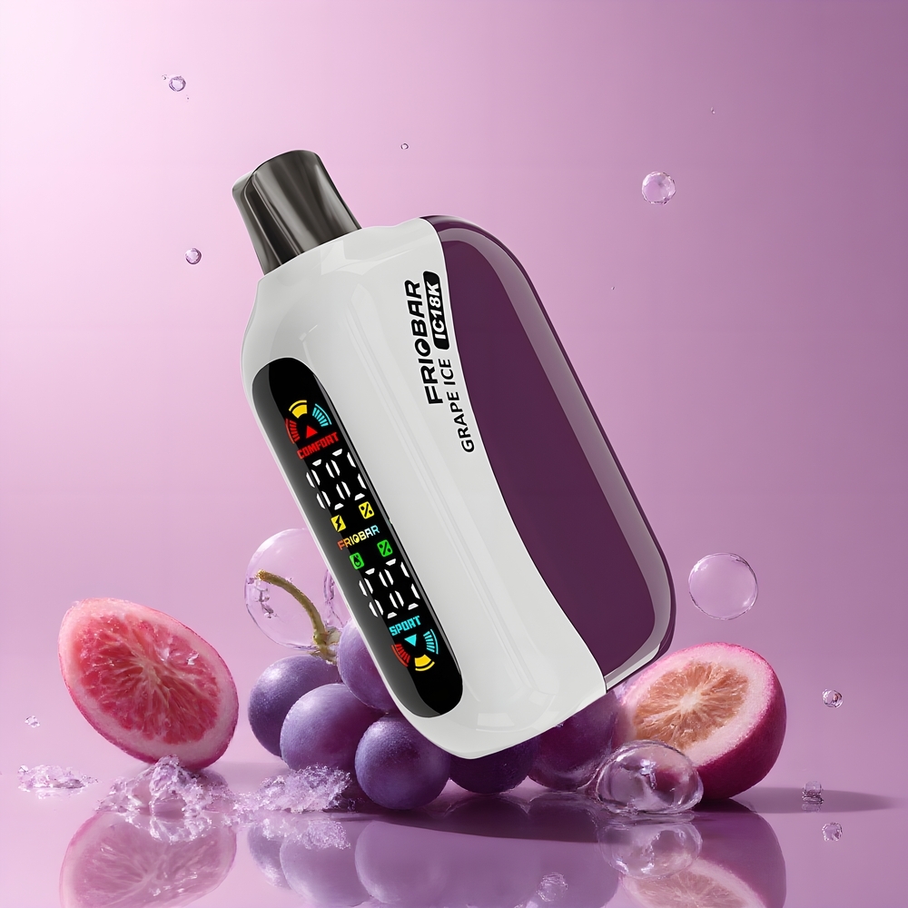 Partihandel Sverige FRIOBAR IC18K 18000 Engångs Vape Druvis Is Dubbel