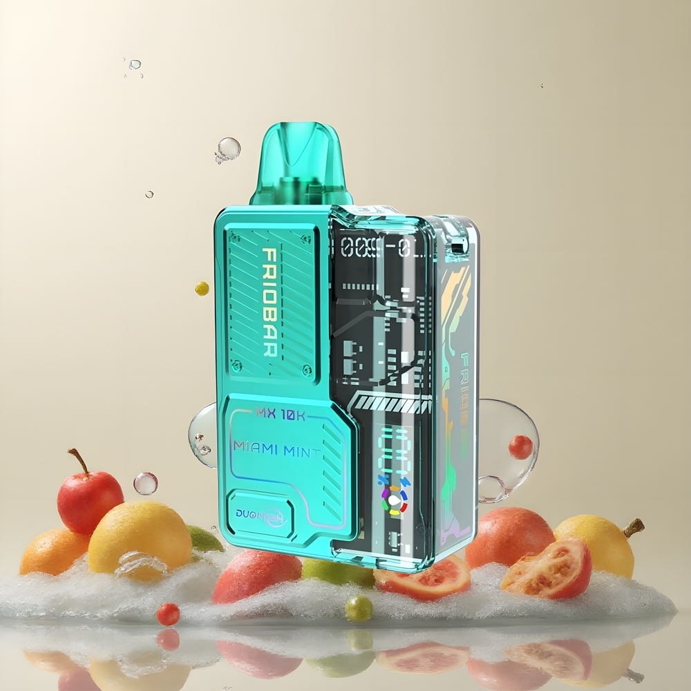 Partihandel Sverige FRIOBAR MX 10K Engångsvape Miami Mynta 1.0ohm 650mAh