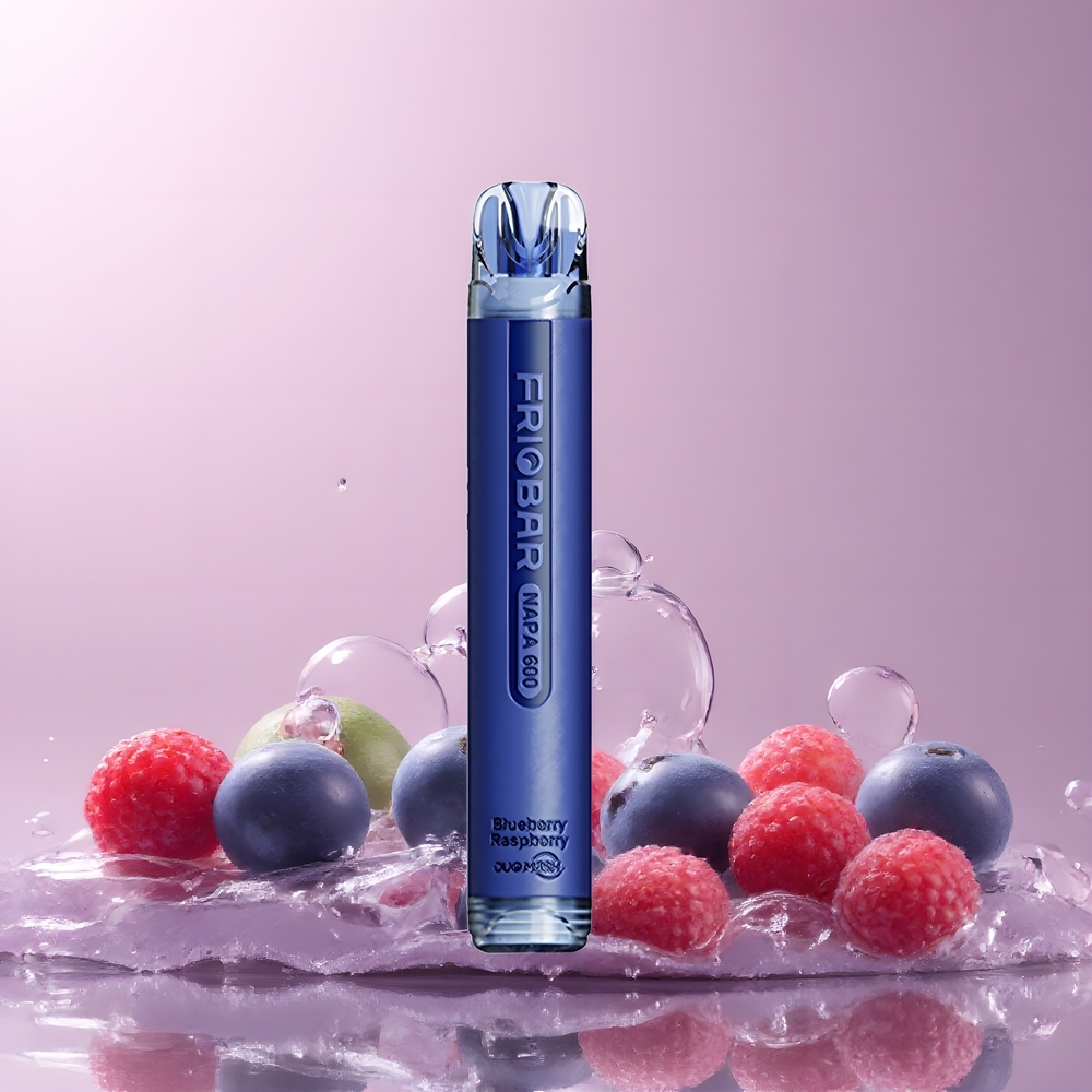 Partihandel Sverige FRIOBAR NAPA 600 2mL Blåbär Hallon Vape