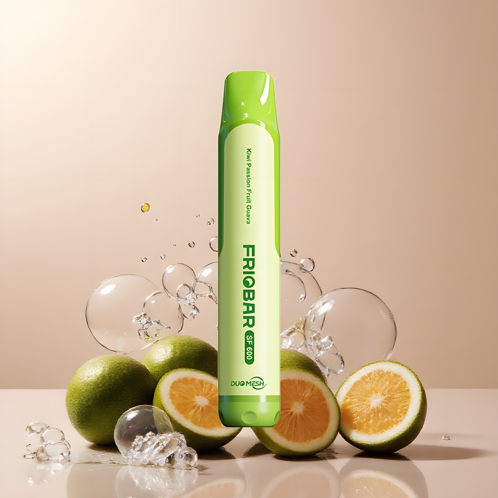 Partihandel Sverige FRIOBAR SF600 Engångs Vape Kiwi Passionsfrukt Guava 600 puffar