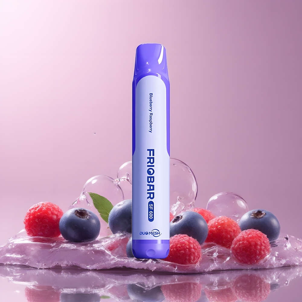 Partihandel Sverige FRIOBAR SF600 Engångsvape Blåbär Hallon 600 puffar 2mL