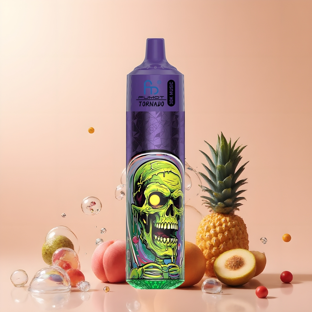 Partihandel Sverige Fumot Randm Tornado 30000 30mL 5% 600mAh Persika Mango Ananas