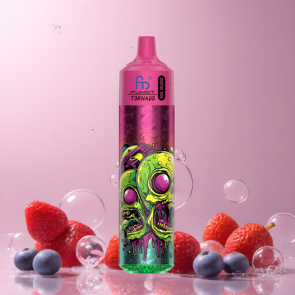 Partihandel Sverige Fumot Randm Tornado 30000 30mL 5% Jordgubb Blåbär