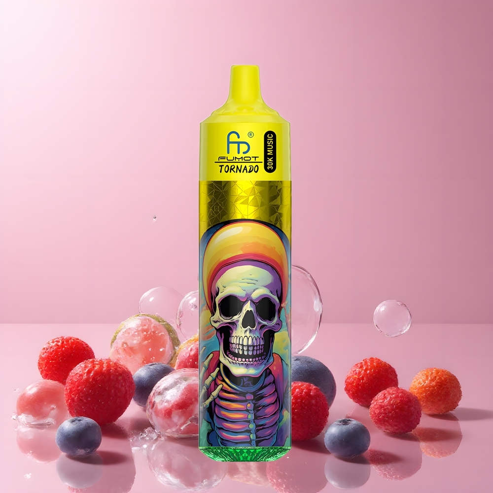 Partihandel Sverige Fumot Randm Tornado 30000 30mL 5% Jordgubb Blåbär Hallon