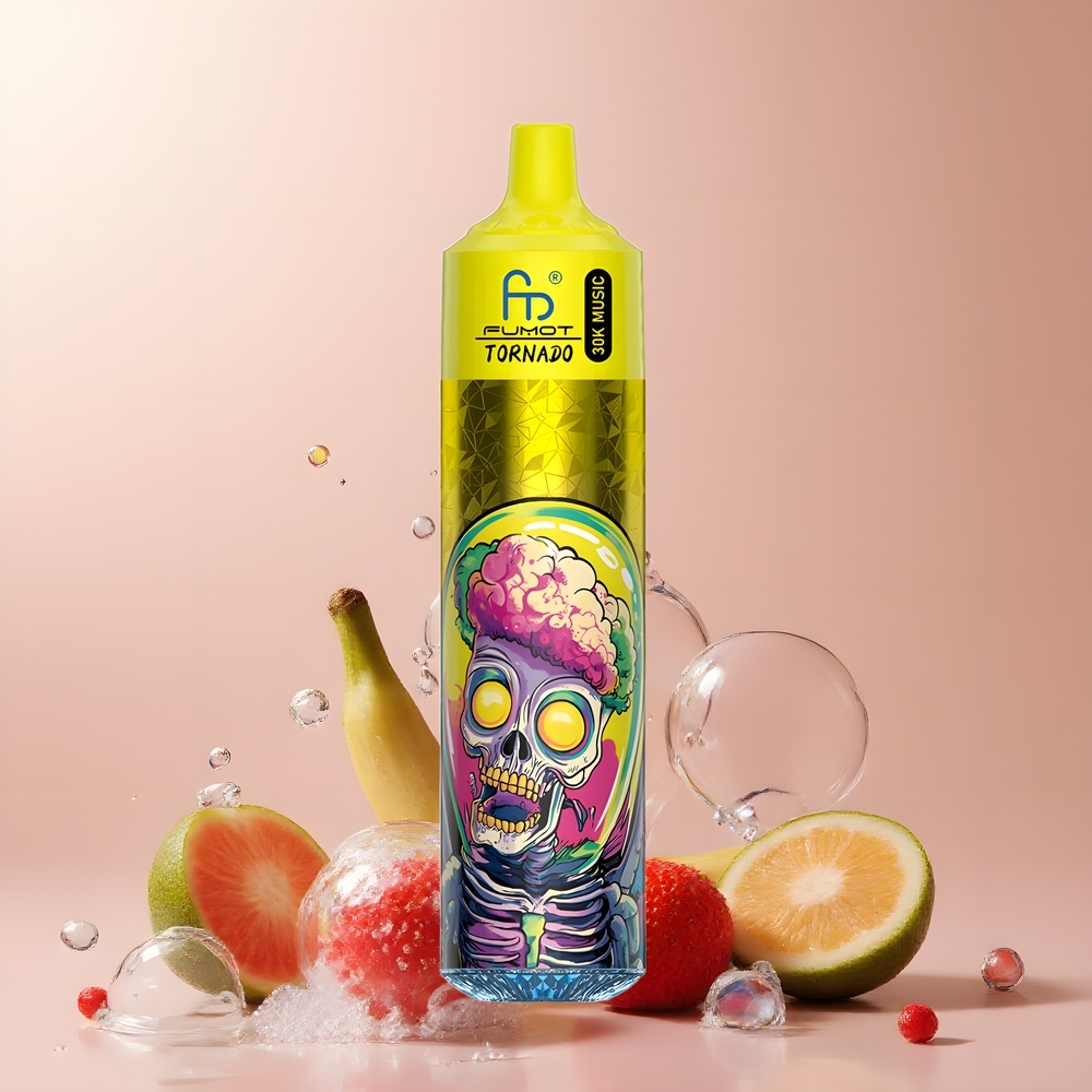Partihandel Sverige Fumot Randm Tornado 30000 Puffs 30mL 5% 600mAh Banan Jordgubbe