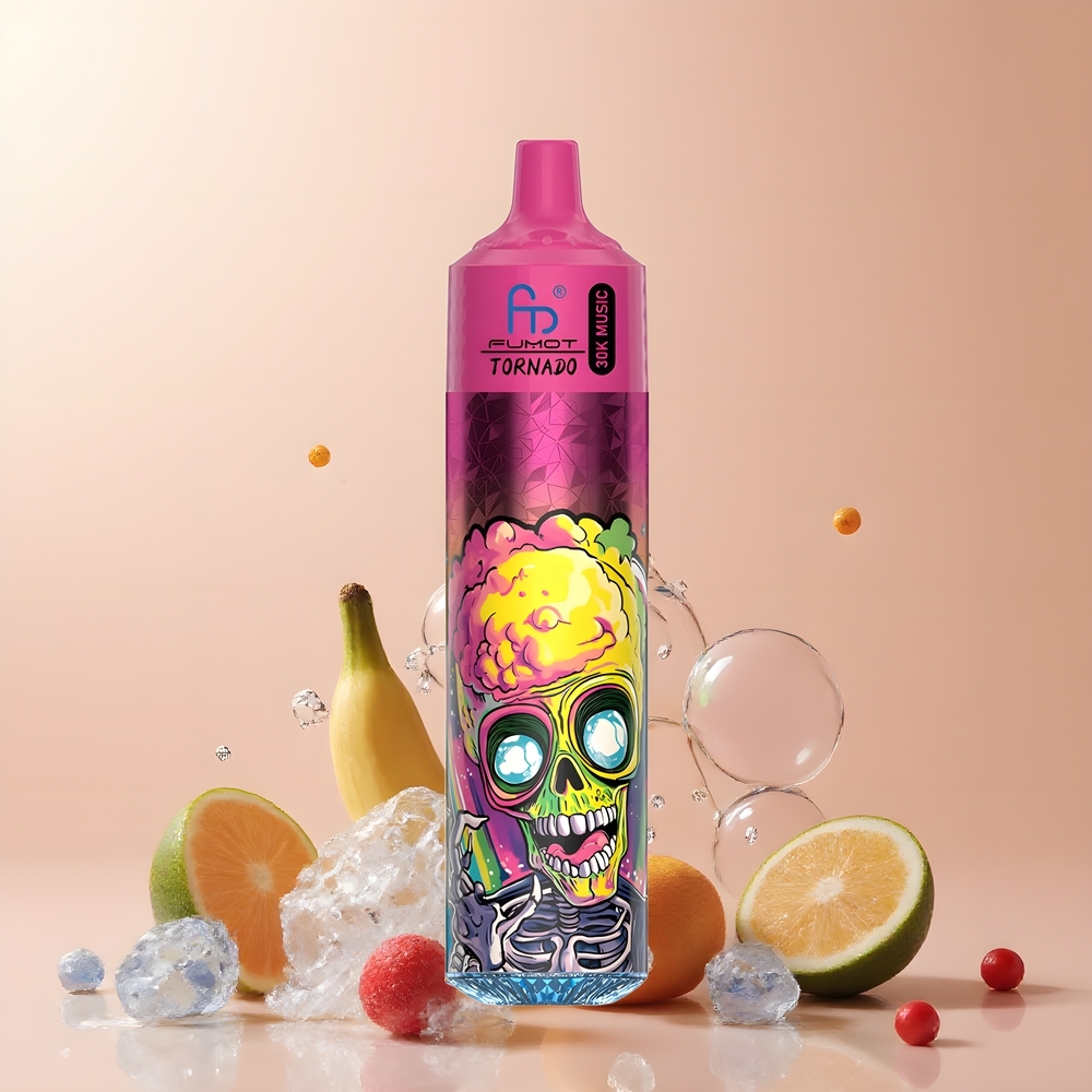 Partihandel Sverige Fumot Randm Tornado 30000 Puffs 30mL 5% 600mAh Bananis